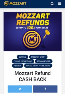 mozzartbet refund cashback